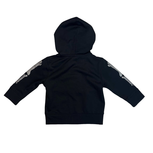 Baby Gap Black & Gray Skeleton Print Zip - Up Hoodie - Size 18 - 24 Mo - Bounce Mkt