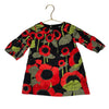 Baby Gap Black, Red, Green Poppy Print Dress - Size 12 - 18 Mo - Bounce Mkt