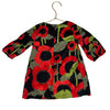 Baby Gap Black, Red, Green Poppy Print Dress - Size 12 - 18 Mo - Bounce Mkt