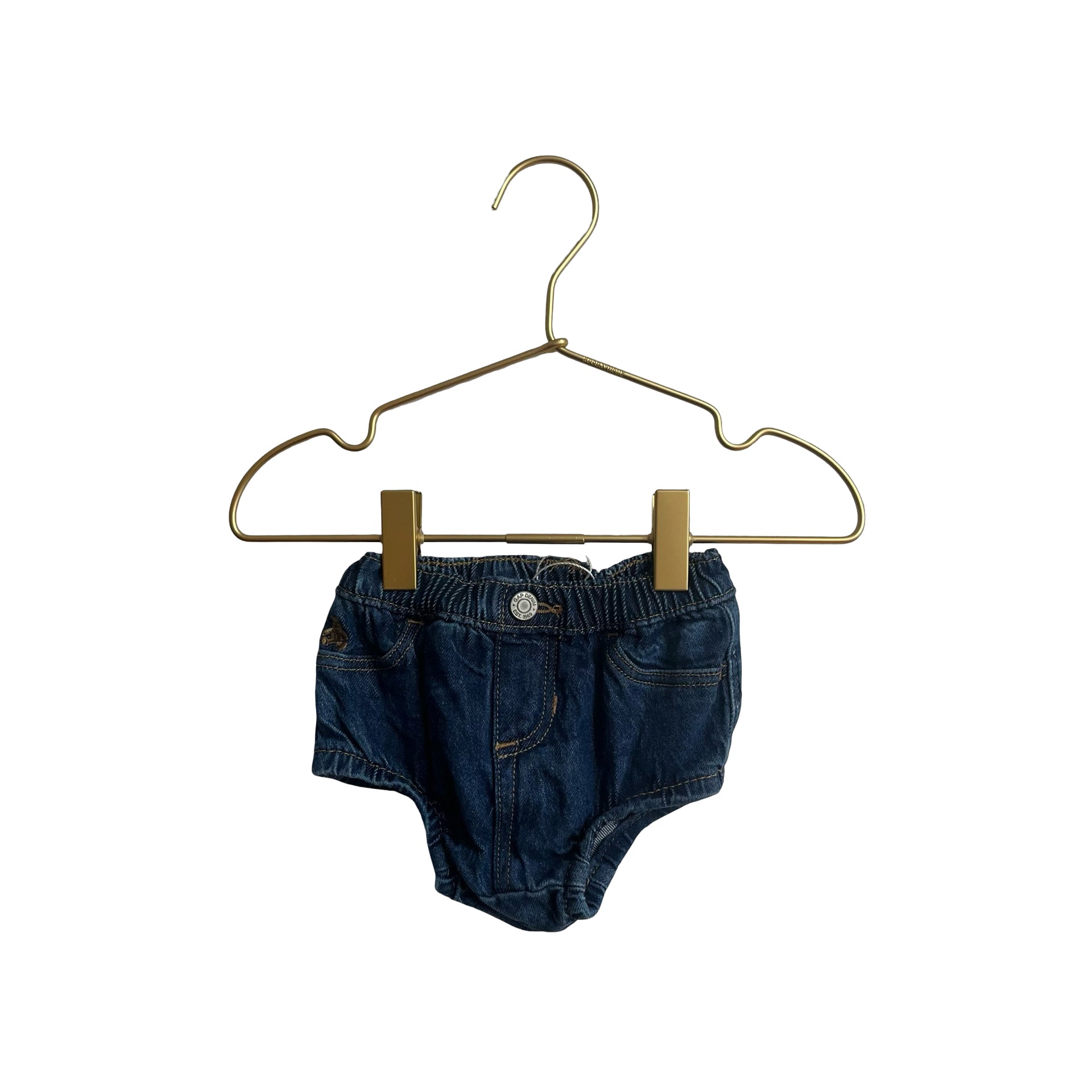 Baby Gap Blue Denim Bubble Shorts - Size 0 - 3 Months - Bounce Mkt