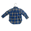Baby Gap Blue & Ivory Plaid Button Down - Size 12 - 18 Mo - Bounce Mkt