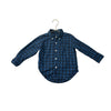 Baby Gap Blue & Navy Plaid Long Sleeve Button Down Shirt - Size 2 - Bounce Mkt