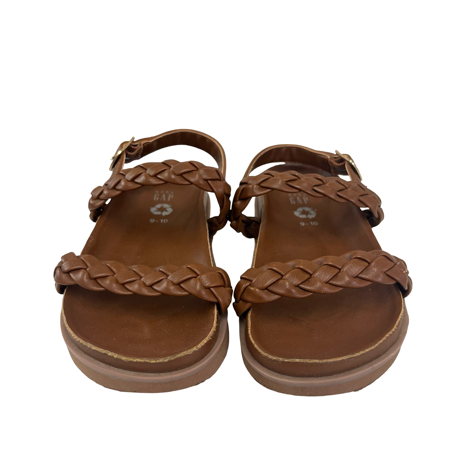 Baby Gap Brown Braided Sandals - Size 9/10 - Bounce Mkt