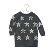 Baby Gap Dark Gray & Ivory Star Print Sweater Dress - Size 3 - Bounce Mkt