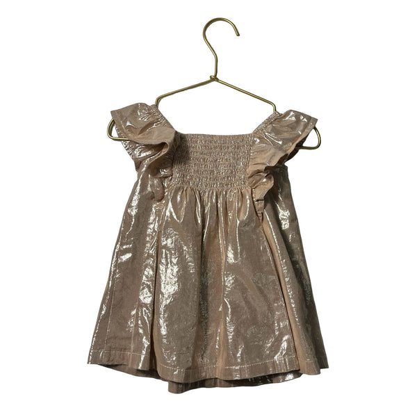 Baby Gap Gold Metallic Dress - Size 12 - 18 Mo - Bounce Mkt