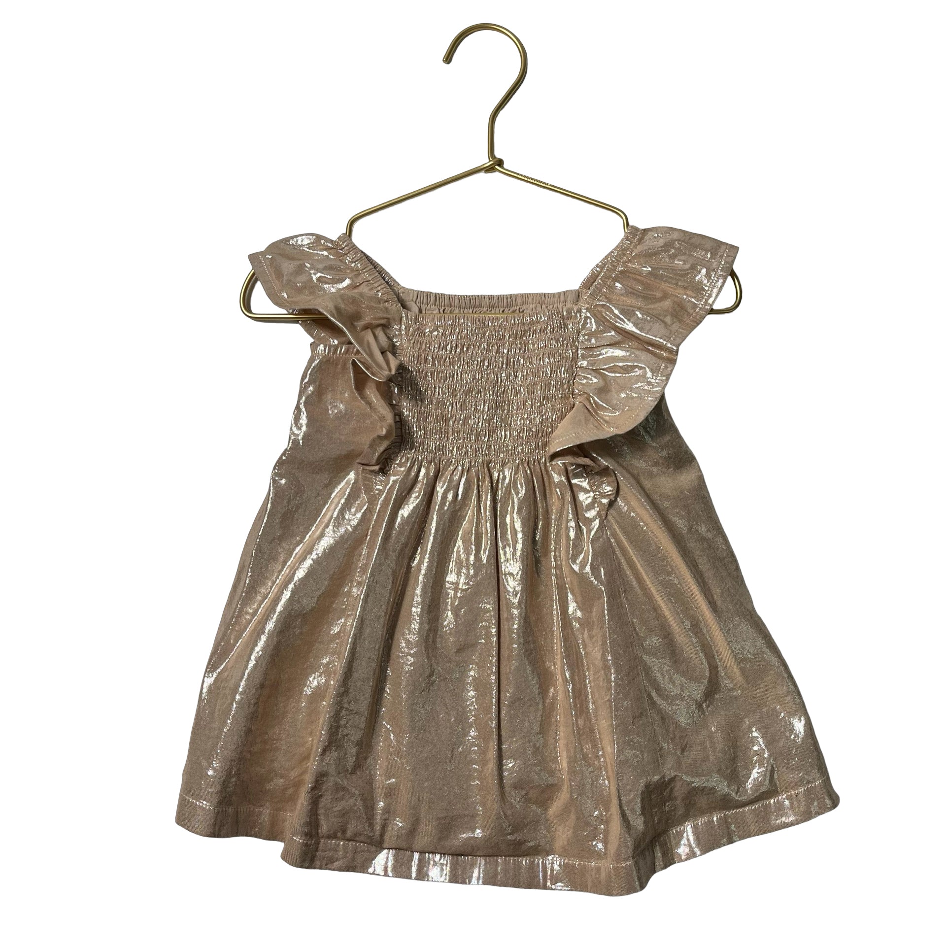 Baby Gap Gold Metallic Dress - Size 12 - 18 Mo - Bounce Mkt