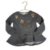 Baby Gap Gray & Gold Cat Sweatshirt - Size 2 - Bounce Mkt