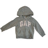Baby Gap Gray, Pink, Ivory Sparkle Logo Zip - Up Hoodie - Size 4 - Bounce Mkt
