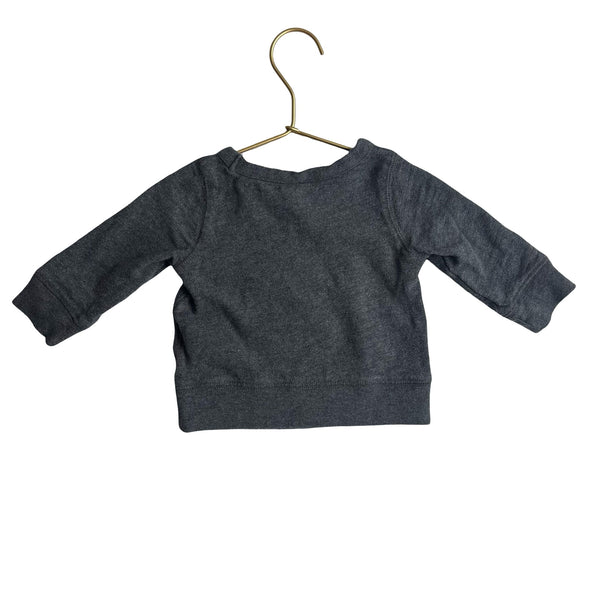Baby Gap Gray & Red 'Stud Muffin' Sweatshirt - Sizes 6 - 12 Months - Bounce Mkt