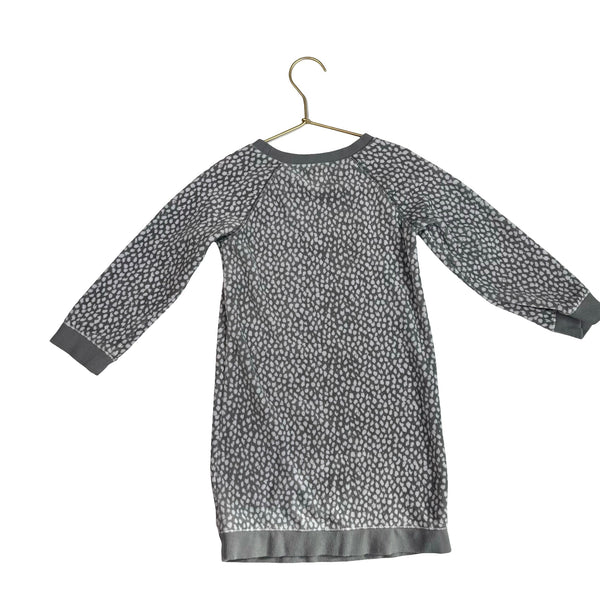 Baby Gap Gray & White Pattern Velour Dress - Size 5 - Bounce Mkt