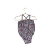 Baby Gap Ivory, Blue, Red Floral Swim Suit - Size 3 - 6 Mo - Bounce Mkt