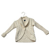 Baby Gap Ivory Cable Shawl Collar Cardigan Sweater - Size 3 - Bounce Mkt
