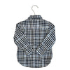 Baby Gap Ivory, Navy, Black, Blue Check Button Down - Size 3 - Bounce Mkt