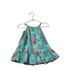 Baby Gap Light Teal, Pink & Green Tropical Sleeveless Dress - Size 12 - 18 Months - Bounce Mkt