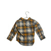 Baby Gap Mustard Yellow & Gray Plaid Flannel Button Down Shirt - Size 2 - Bounce Mkt