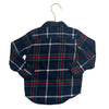 Baby Gap Navy, Green, Red & Ivory Plaid Flannel Button Down Shirt - Size 2 - Bounce Mkt