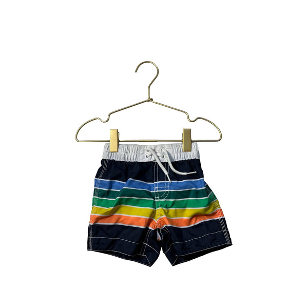 Baby Gap Navy & Multi - Color Striped Swim Suit - Size 18 - 24 Mo - Bounce Mkt