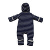 Baby Gap Navy & White Sherpa Lined Bunting - Size 0 - 3 Mo - Bounce Mkt