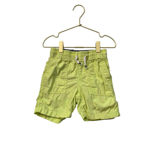 Baby Gap Neon Yellow Pull On Shorts - Size 2 - Bounce Mkt