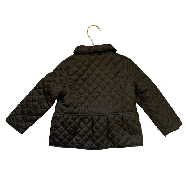 Baby Gap Olive Quilted Sherpa Lined Jacket - Size 4 - Bounce Mkt