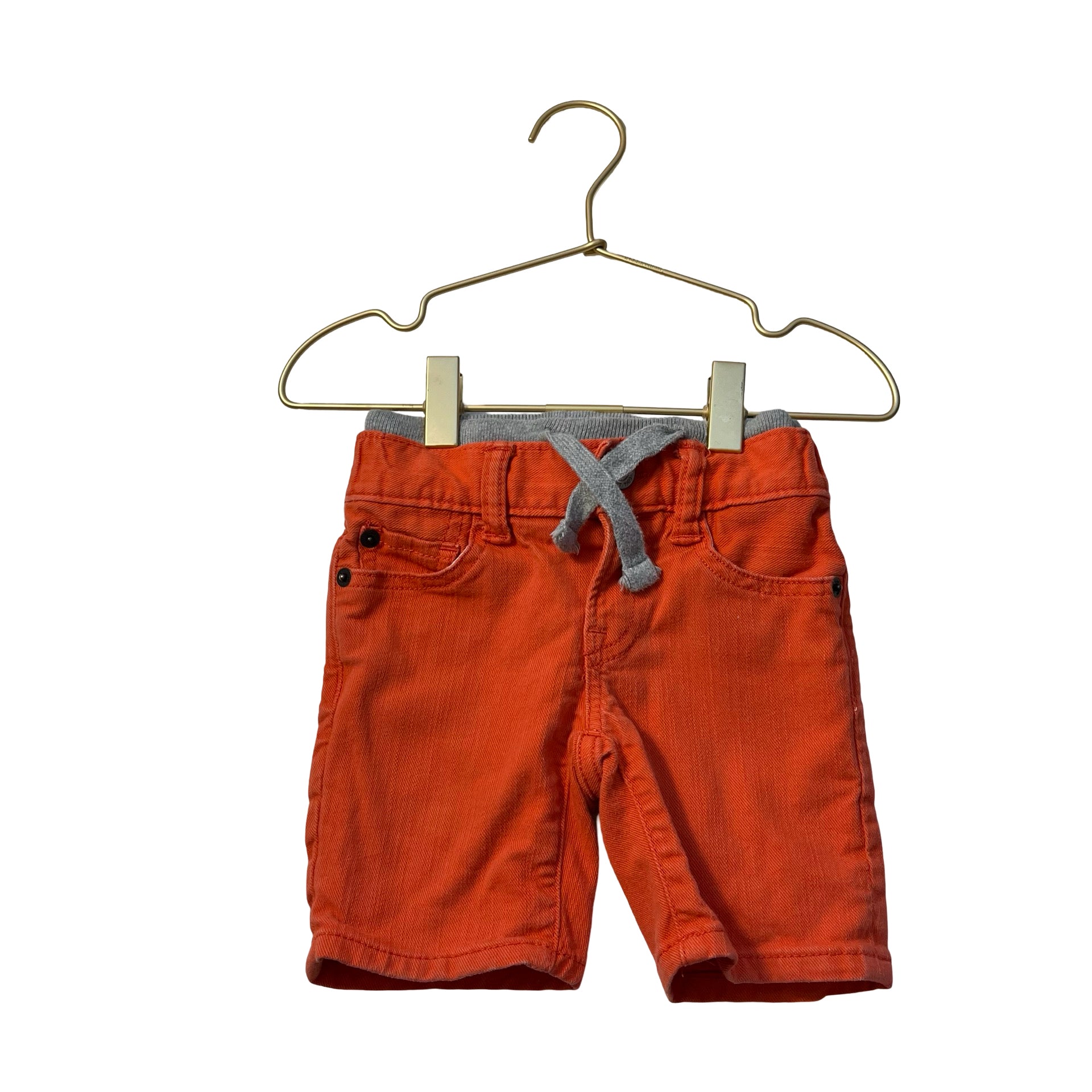 Baby Gap Orange Denim Shorts - Size 12 - 18 Mo - Bounce Mkt