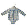 Baby Gap Pastel Check Button Down Bodysuit - Size 18 - 24 Mo - Bounce Mkt