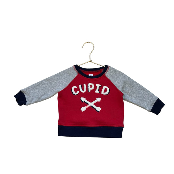 Baby Gap Red 'Cupid' Sweatshirt - Size 6 - 12 Mo - Bounce Mkt