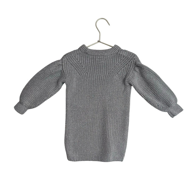 Baby Gap Silver Knit Sweater Dress - Size 2 - Bounce Mkt