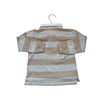 Baby Gap Tan & Gray Striped Rugby Shirt - Size 4 - Bounce Mkt