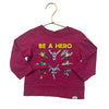 Baby Gap x DC Comics Purple 'Be a Hero' Shirt - Size 12 - 18 Mo - Bounce Mkt