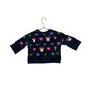 Baby Gap x Disney Navy Heart & Minnie Pattern Sweater - Size 12 - 18 Mo - Bounce Mkt