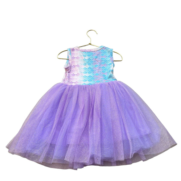 Bad Kitty Purple & Blue Mermaid Tulle Sleeveless Dress - Size 2 - Bounce Mkt