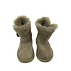 UGG Bailey Button Light Brown Shearling Boots - Size 6