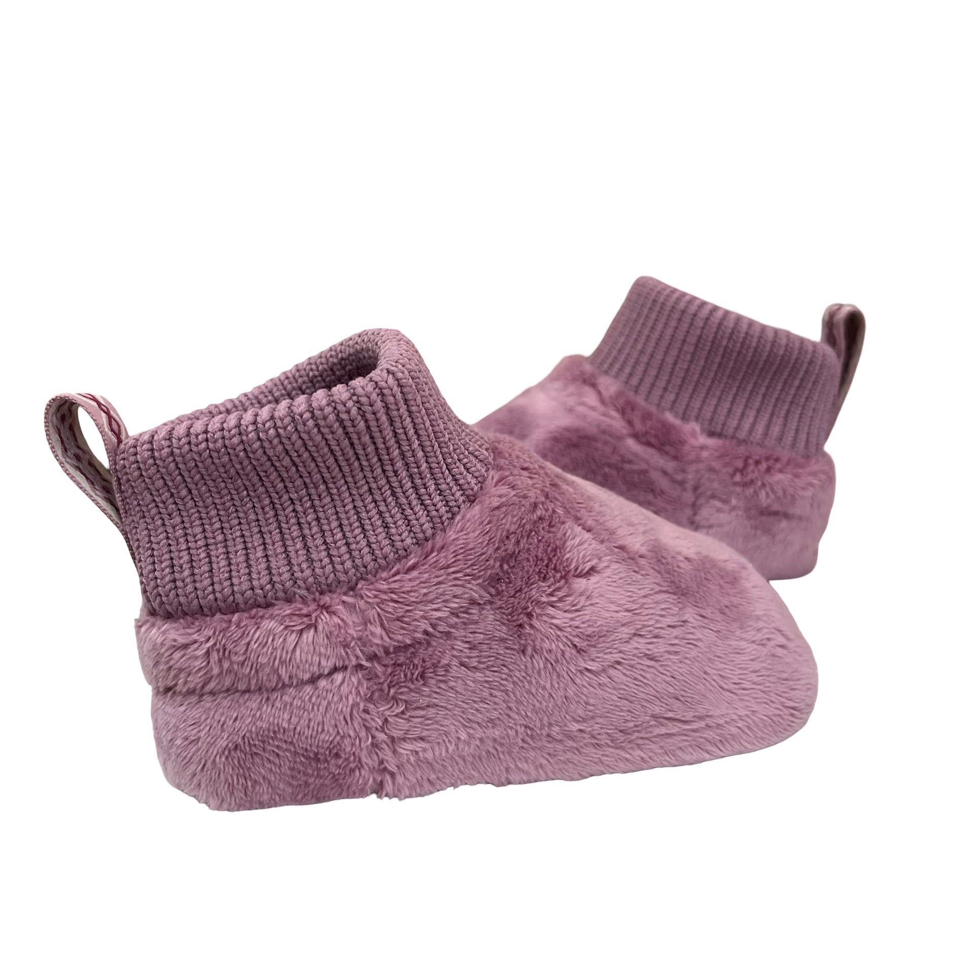 UGG Dusty Pink Fleece Booties in Box - Size 2/3 (6-12 Months)