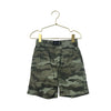 Carter's Green Camo Shorts, Attached Belt - Size 4