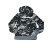 Nike Jordan Gray Camouflage Hooded Sweatshirt - Size 7