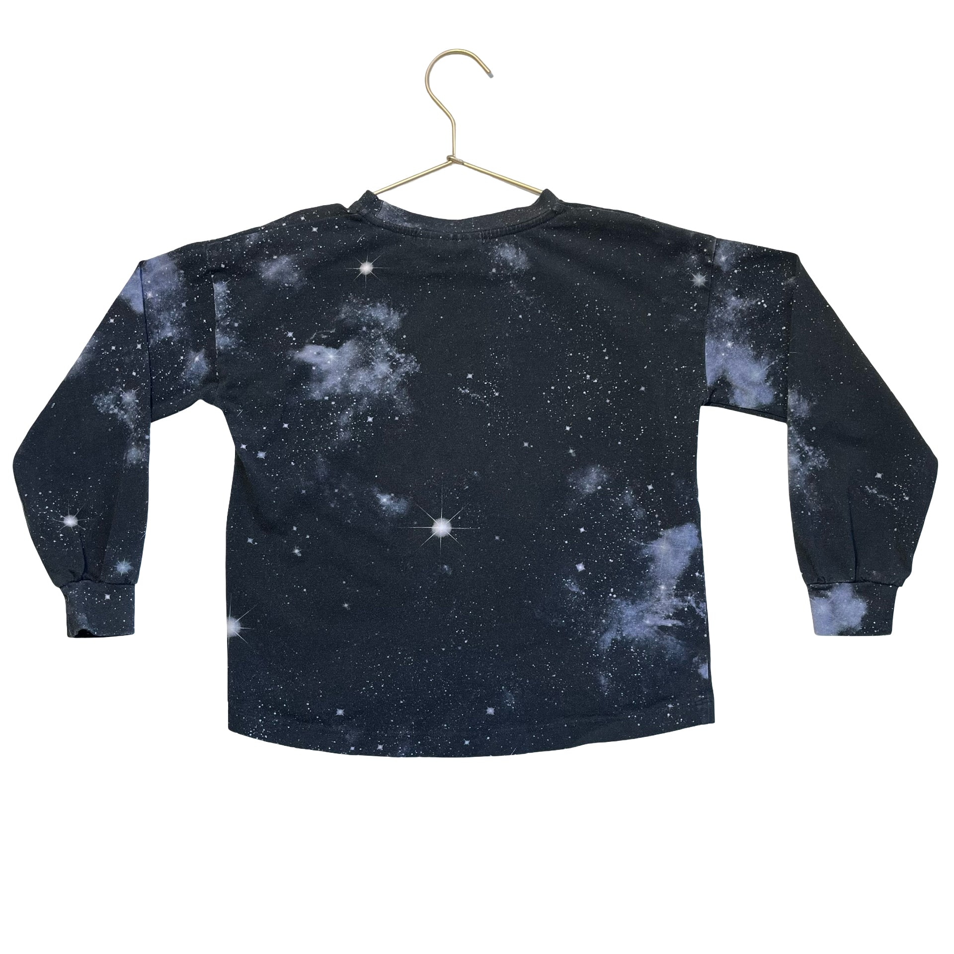 Molo Black Galaxy, Flower & Horse Graphic Top - Size 8