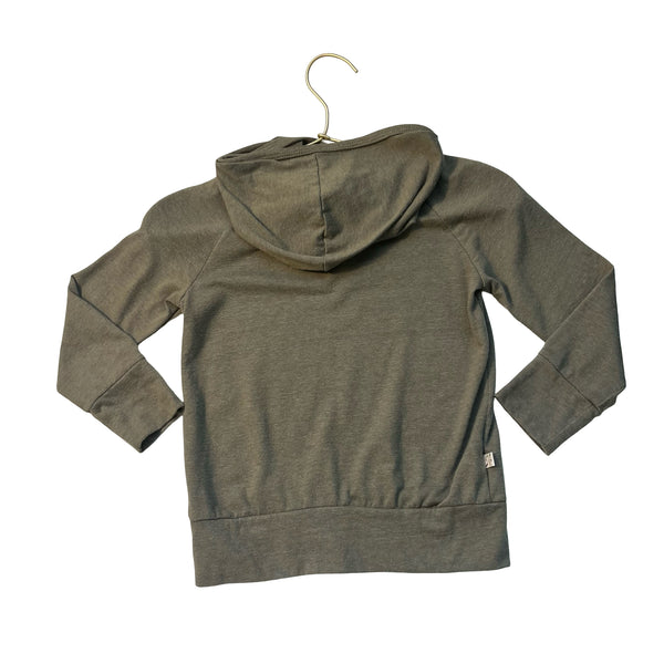 Childhoods Clothing Olive Green Hooded Shirt - Size 5T