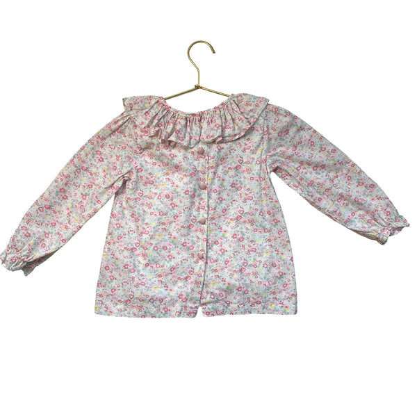 The Oaks Apparel Pink Floral Blouse - Size 6