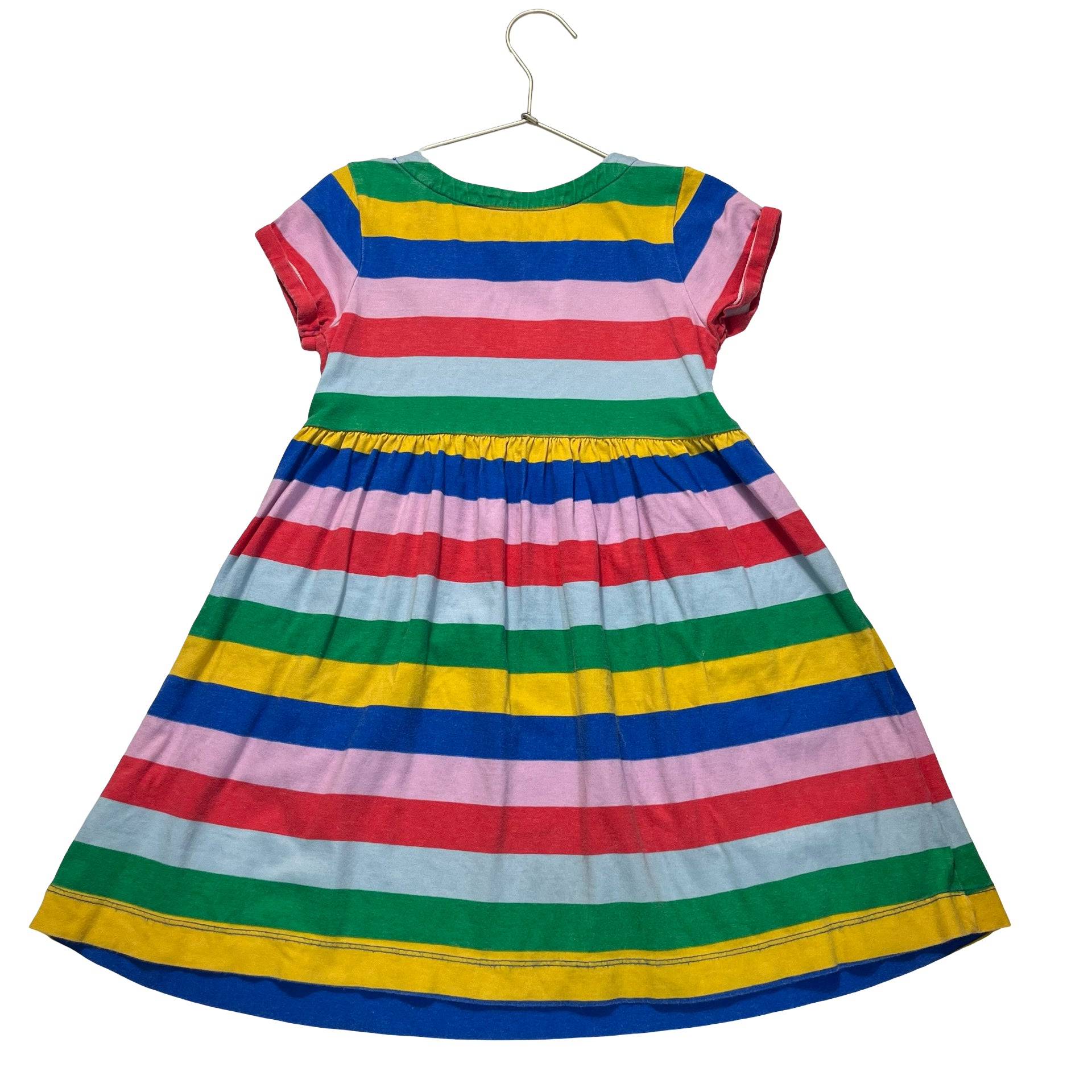 Mini Boden Colorful Striped Dress - Size 6-7Y