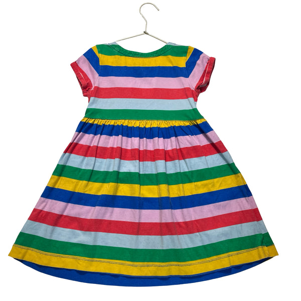 Mini Boden Colorful Striped Dress - Size 6-7Y