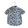 Appaman Coconut & Tree Print Button Down Shirt - Size 5