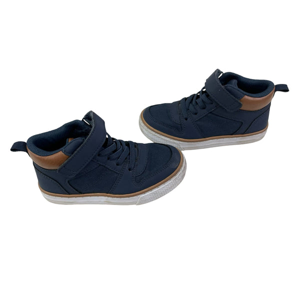 Children's Place Navy Hgh-Top Sneakers - Size 9