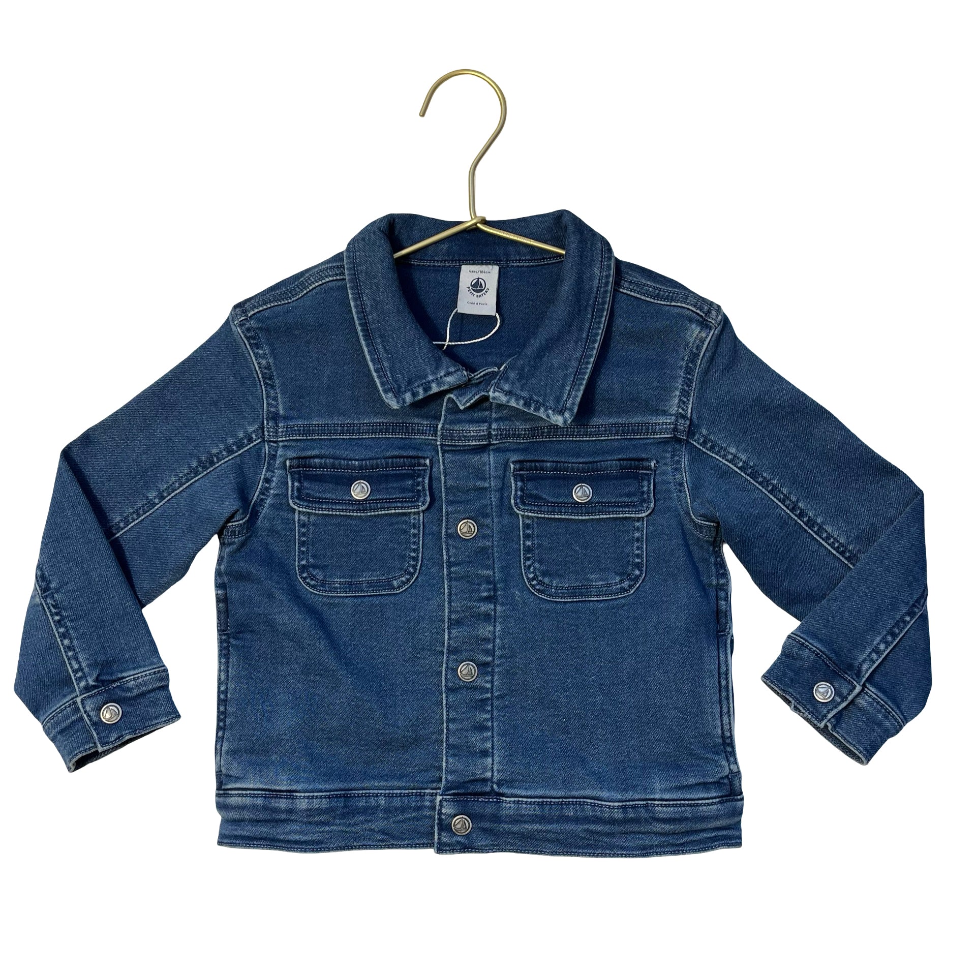 Petit Bateau Denim Jean Jacket - Size 4