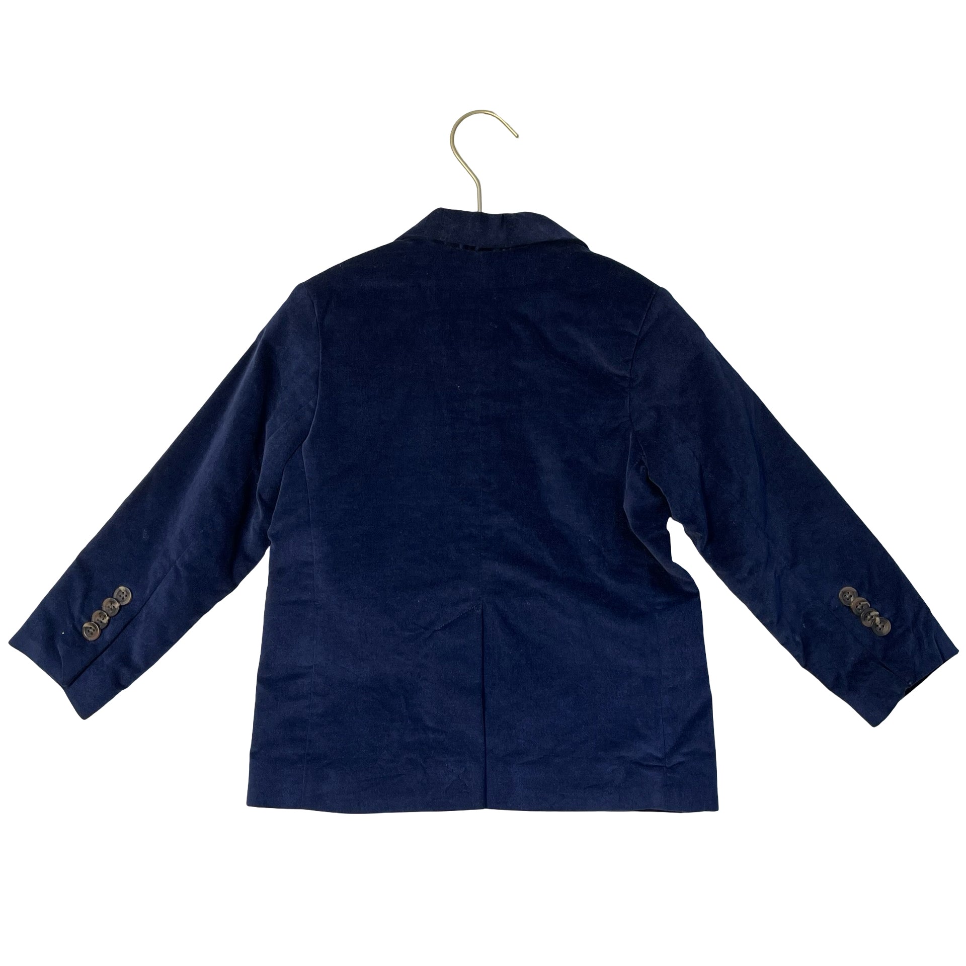 Cat & Jack Navy Velvet Blazer - Size 4