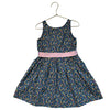 Polo Ralph Lauren Navy Floral Dress & Pink Striped Belt - Size 5
