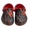 Crocs Red & Gray Pattern Shoes - Size C8