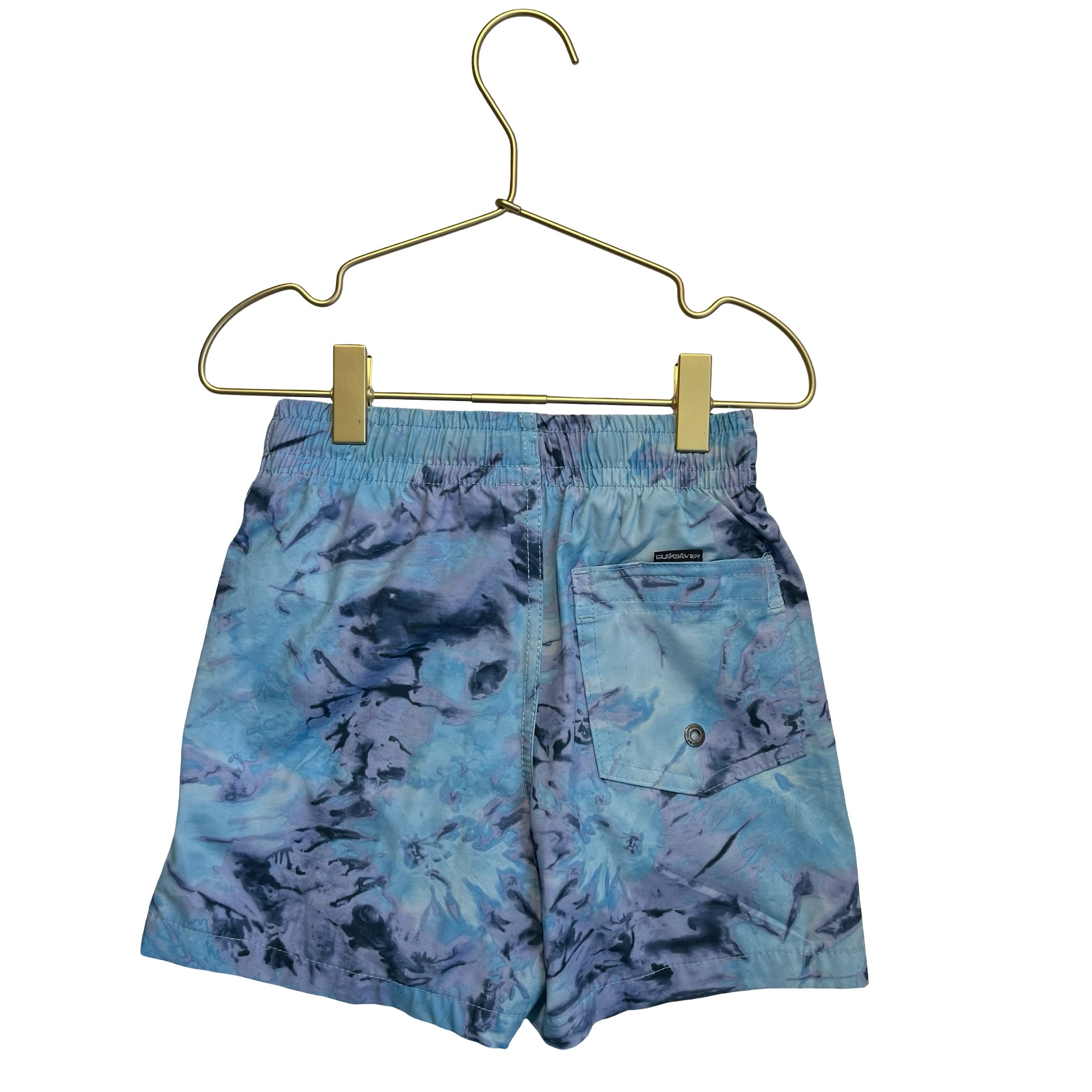 Quiksilver Blue Tie-Dye Swim Suit - Size XS 5-6