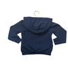 Polo Ralph Lauren Navy Hooded Sweatshirt, Plaid Applique Logo - Size 4