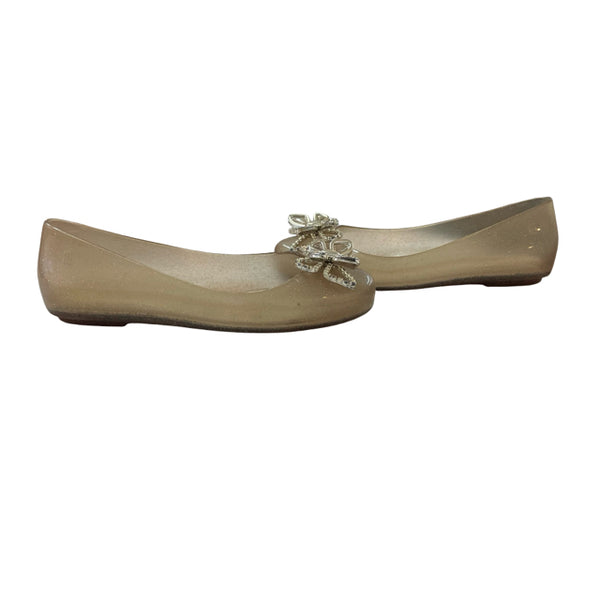 Mini Melissa Gold Shoes - Size 3Y